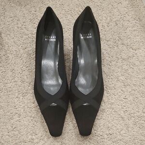 Stuart Weitzman Size 11 Suede Black Women's Shoes